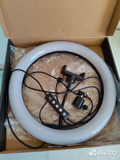 Кольцевая лампа 33 см RGB