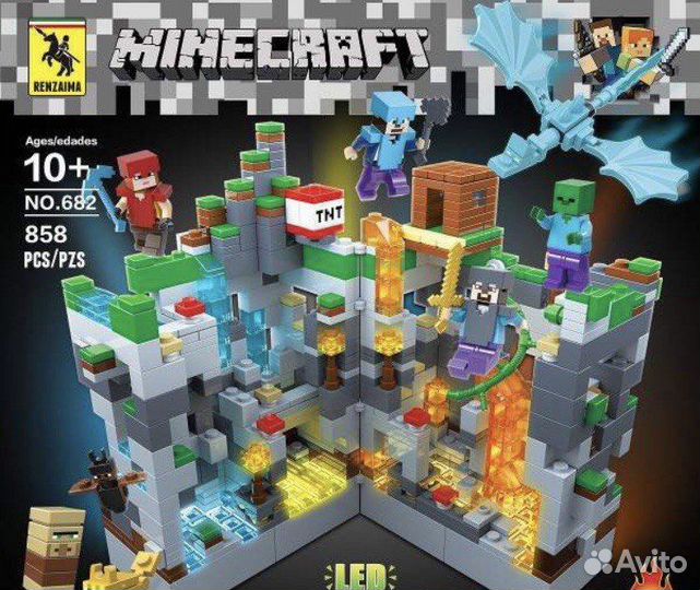 Конструктор Майнкрафт (Minecraft), аналог Лего