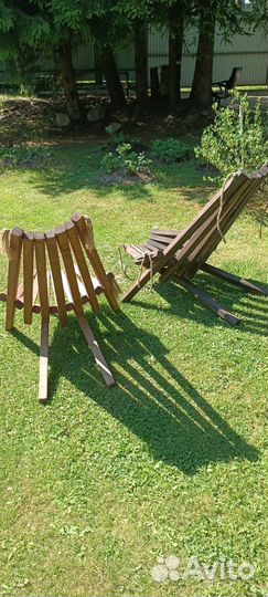 Деревянное кресло, шезлонг Кентукки