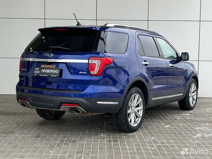 Ford Explorer 3.5 AT, 2018, 99 700 км