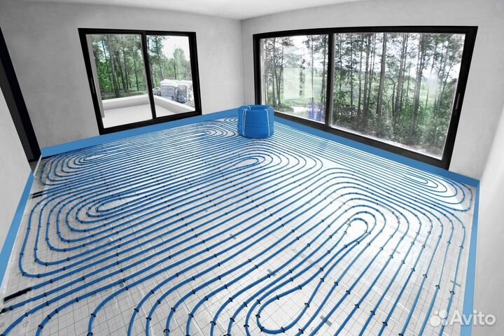 Правильный водяной теплый пол под ключ