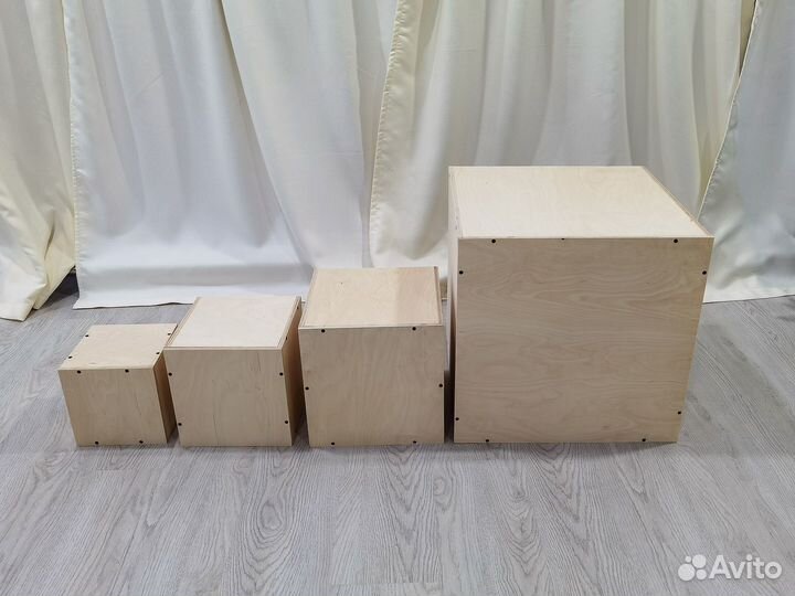 Куб для фотосессии, фотостудии, набор 4 шт