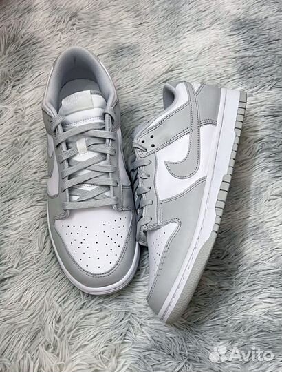 Nike dunk low grey fog