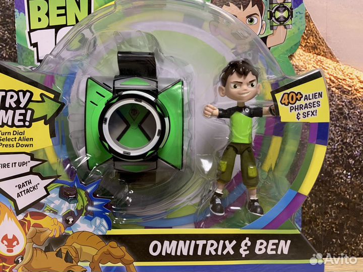 Новый набор Ben10 Фигурка Бена Часы Омнитрикс