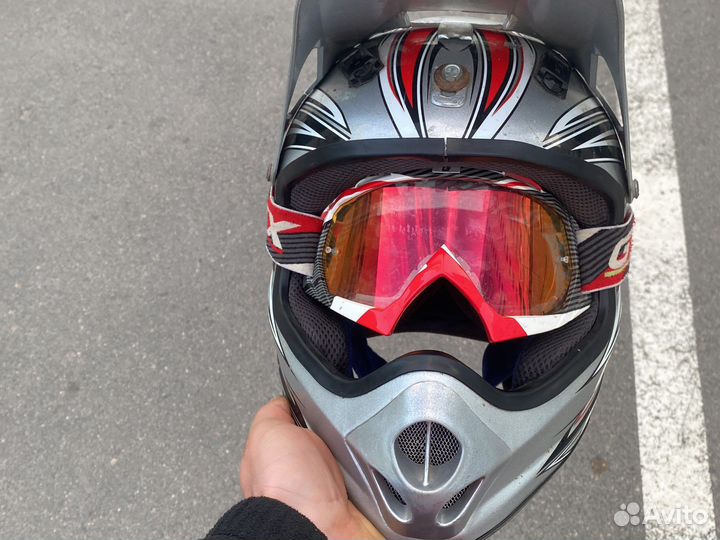 Мотошлем кроссовый