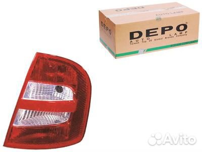 Фонарь задний левый Шкода Фабиа (Skoda Fabia) хетч