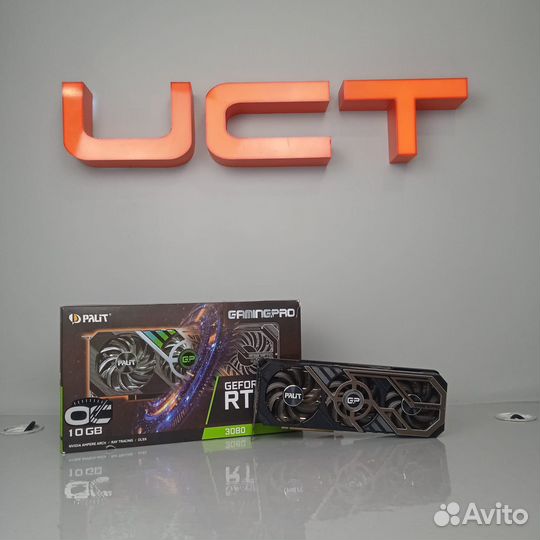 Видеокарта Palit RTX 3080 GamingPro OC 10Гб