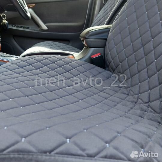 Накидки на сидения 2 шт.,велюр универсальные