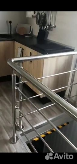 Ограждения лестничного проема для лестницы