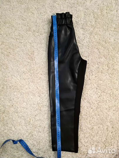 Стильные, кожаные брюки