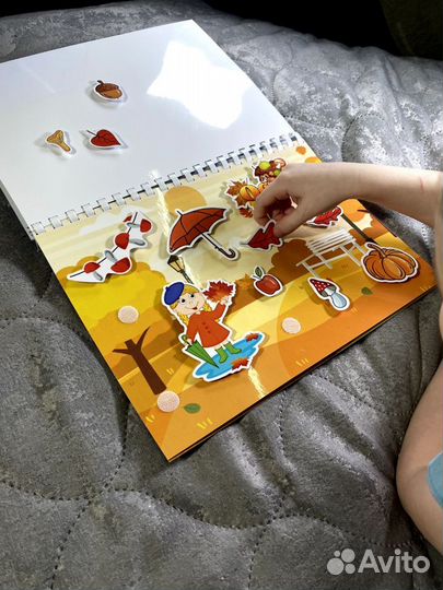 Развивающее пособие на липучках