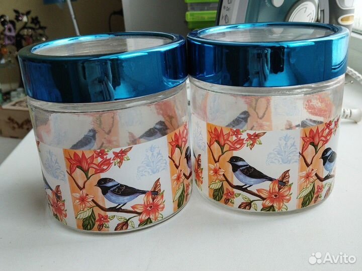 Банки для сыпучих стекло