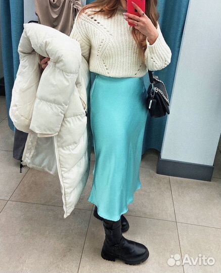 Юбка атласная Zarina, 42-44