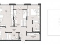 3-к. квартира, 133,9 м², 7/8 эт.