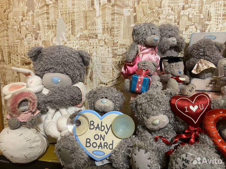 Мишки Тедди me to you, Hallmark, Мишки Fizzy moon