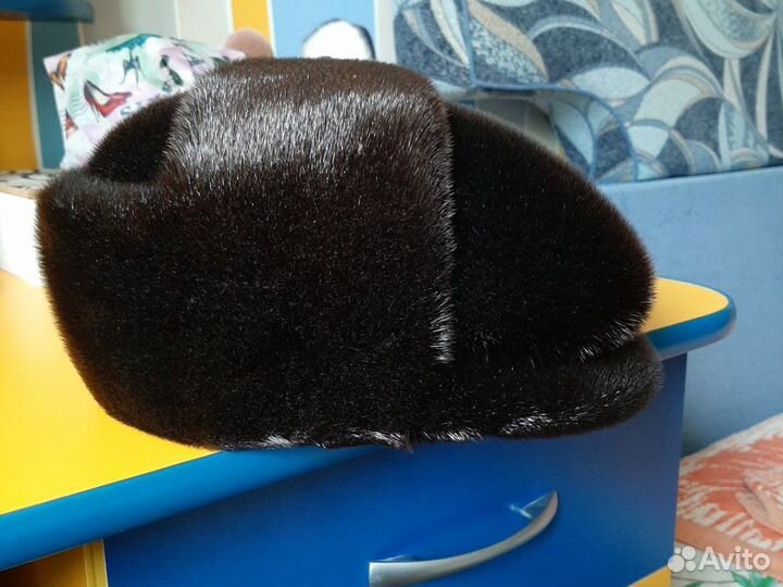 Меховая мужская кепка, разм. 57