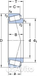 Подшипник SKF 32220 J2 (ГОСТ 7520)