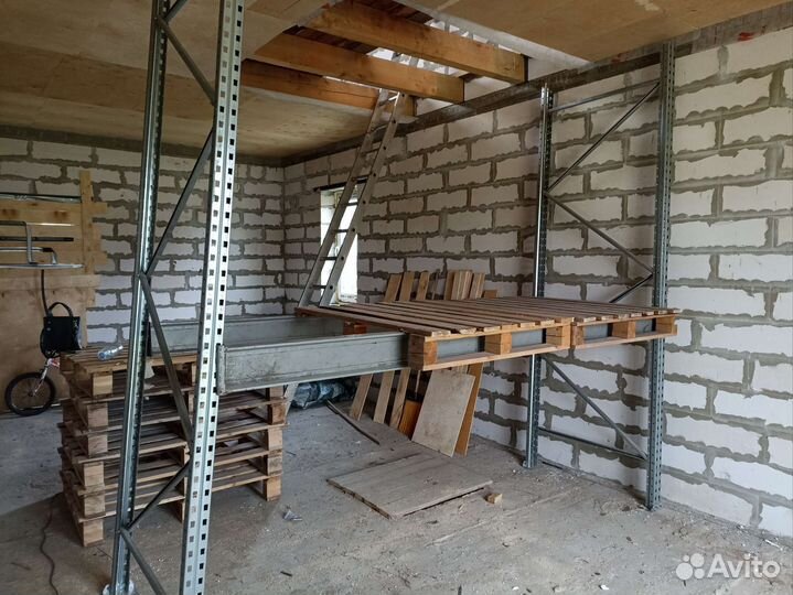 Стеллаж разборный металлический