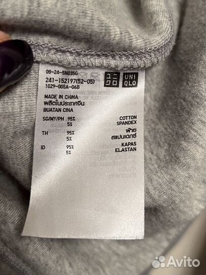 Зип худи женское Uniqlo с капюшоном