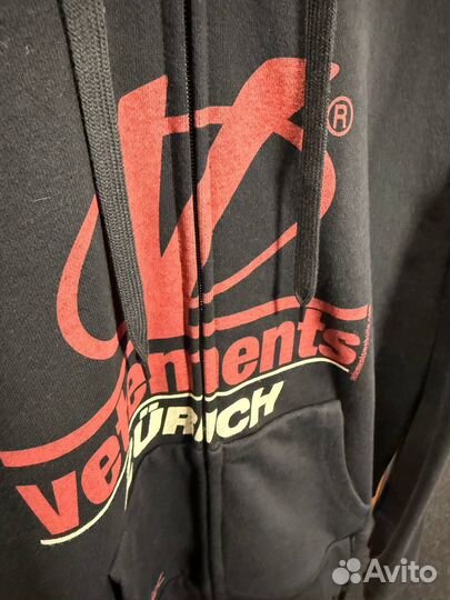 Зип худи Vetements Zurich оверсайз (топ 2025)