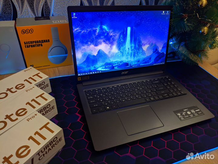 Современный ноутбук для работы (4 ядра/8+256GB)