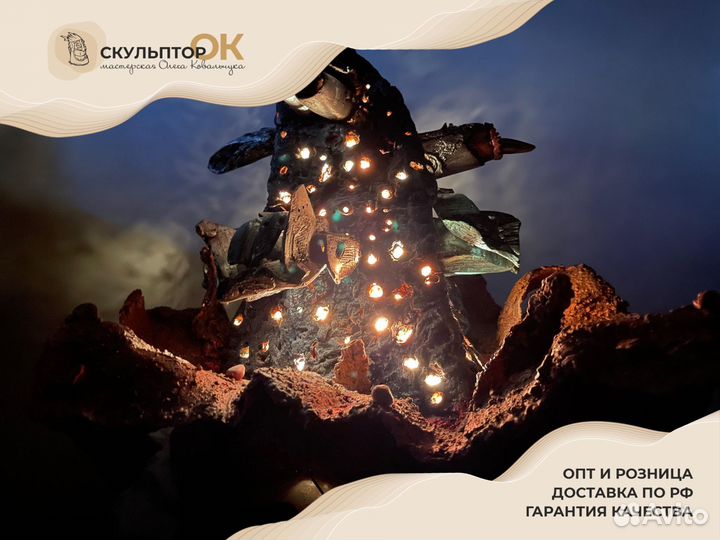 Светильник-ночник, садовая скульптура