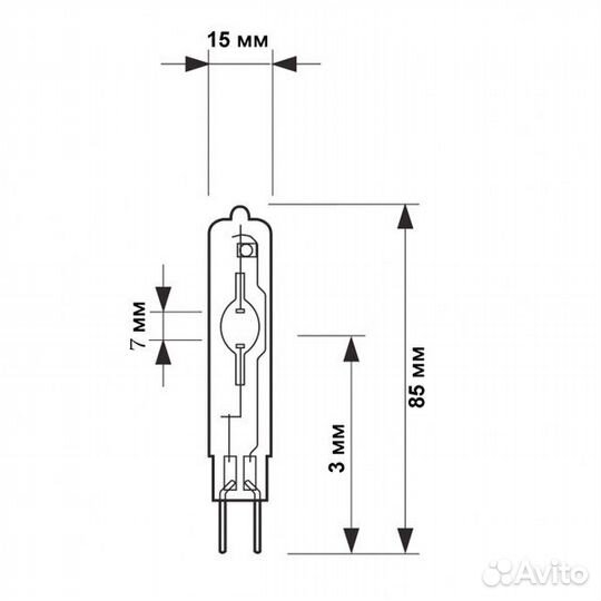 Лампа металлогалогенная Philips CDM-TC Elite 70W