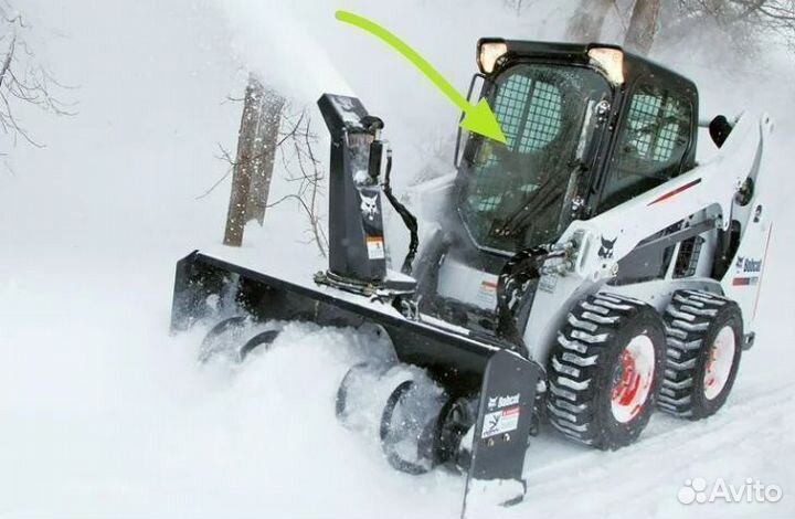 Стекло лобовое дверное на Bobcat s 550/650/770 (t)