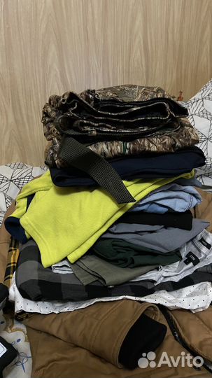 Целая большая коробка вещей на мальчика размера S