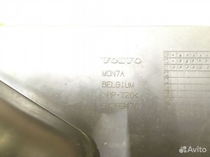 Воздуховод патрубок радиатора левый Volvo S60 2