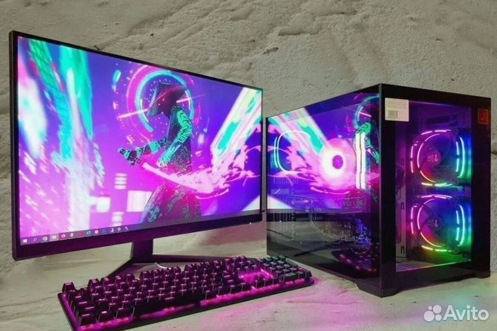 Игровой пк с монитором/без