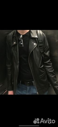 Кожаная куртка Barneys originals m