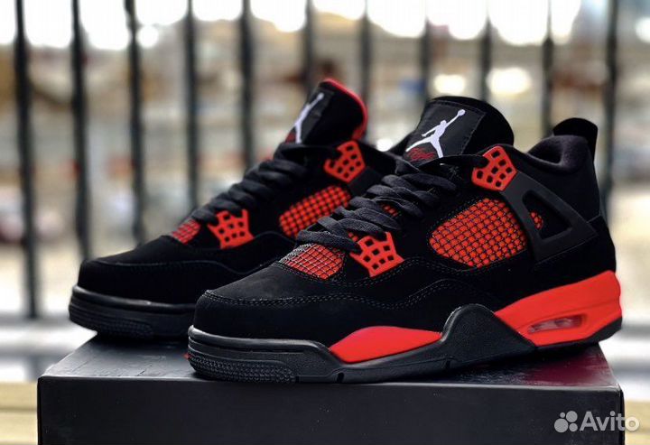 Nike air jordan 4 red thunder
