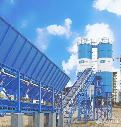 Бетонный завод Комета в зимнем варианте