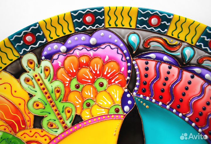 Тарелка 3D «Солнце и Луна» на стену