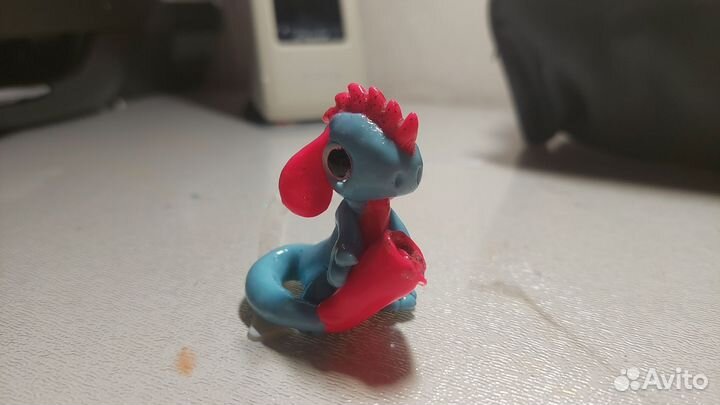 Дракончики из полимерной глины