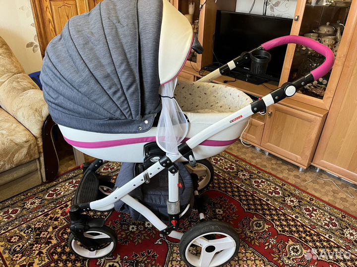 Коляска 2 в 1 adamex BeBe-Mobile Movo