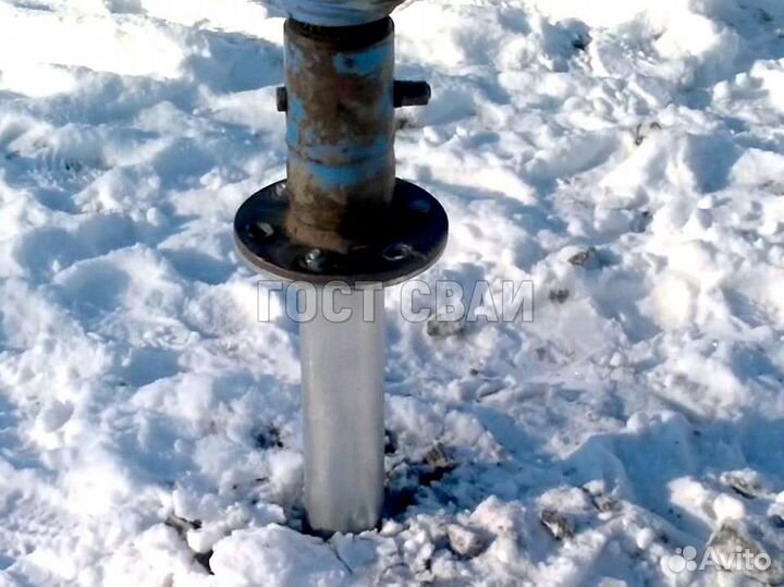 Сваи винтовые для фундамента. Монтаж 1-2 дня