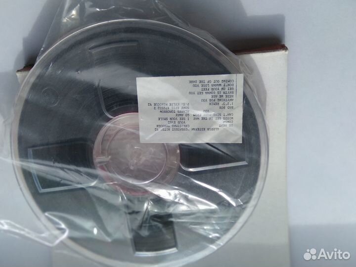 Магнитная лента с записью