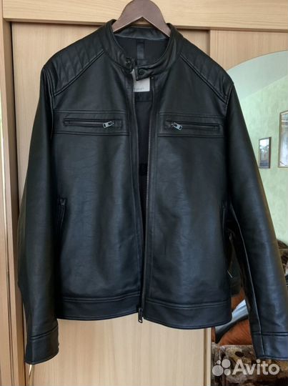 Кожаная куртка мужская