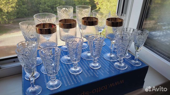 Бокалы хрустальные СССР
