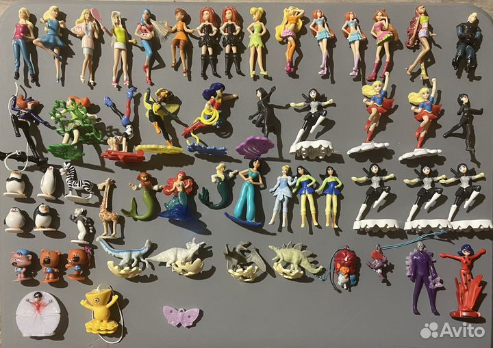 Игрушки из киндер сюрприза пакетом