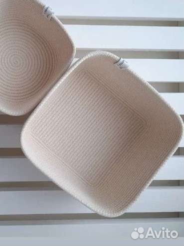 Корзинка интерьерная, квадратная