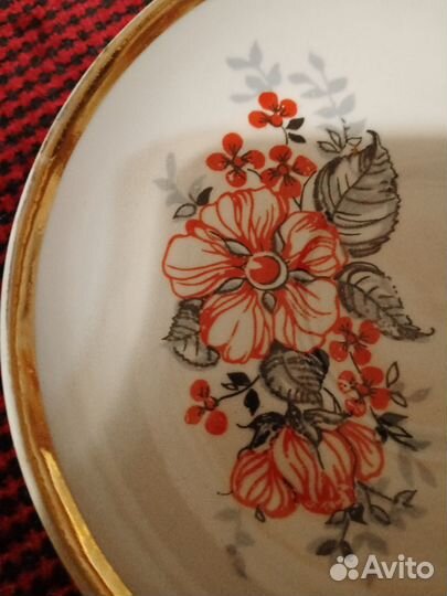 Чайная пара Дулево, тонкий фарфор