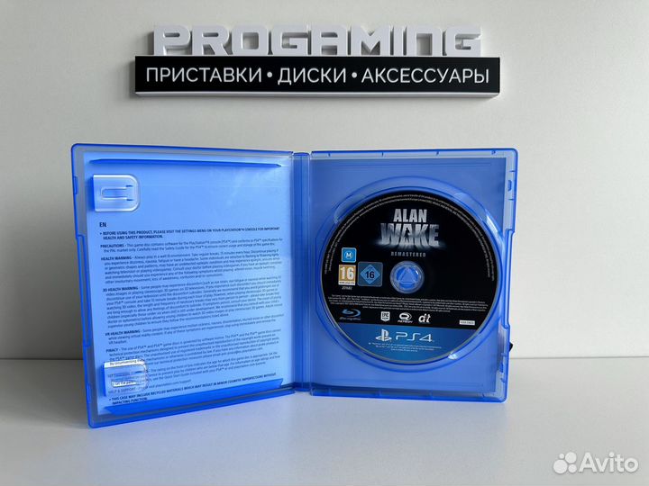 Alan Wake диск для Sony PS4