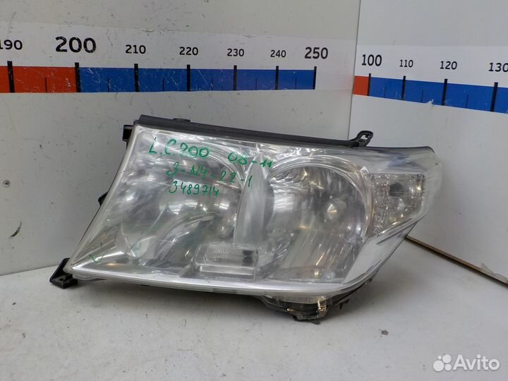 Фара левая Toyota Land Cruiser 200 2008