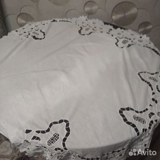 Накидка Ришелье на телевизор, подушку СССР