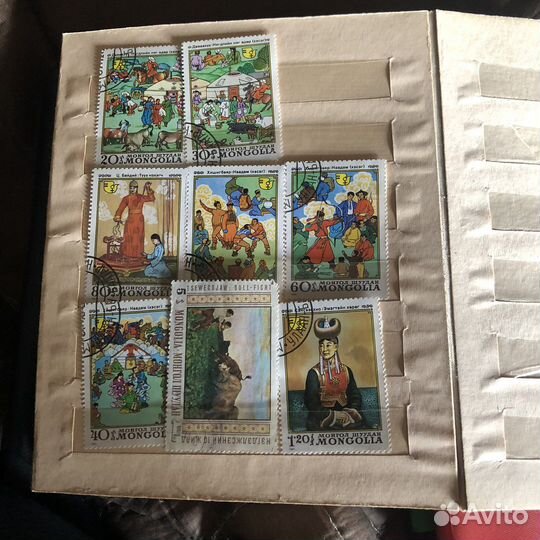 Марки периода СССР cuba Mongolia