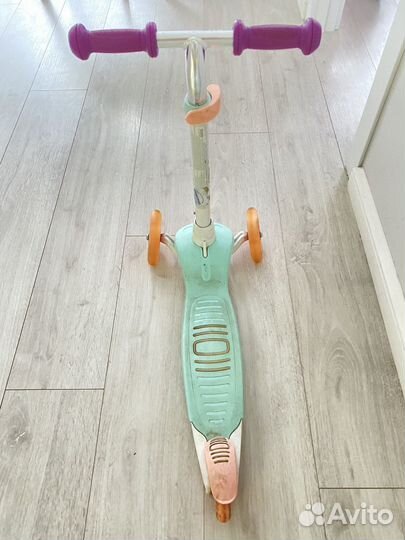 Самокат светящие колеса