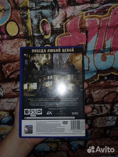 Игра для PlayStation 2 PAL лиценнзия, игра Black